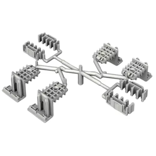 Hafele Strike Connector Set Plastic for Glass Shelving Profiles, 126.36.215