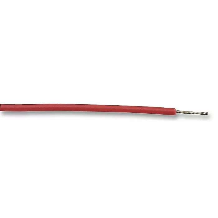 ALPHA WIRE Hook Up Wire WIRE, ECO, 22AWG, RED, 304.8M, 6713 RD001