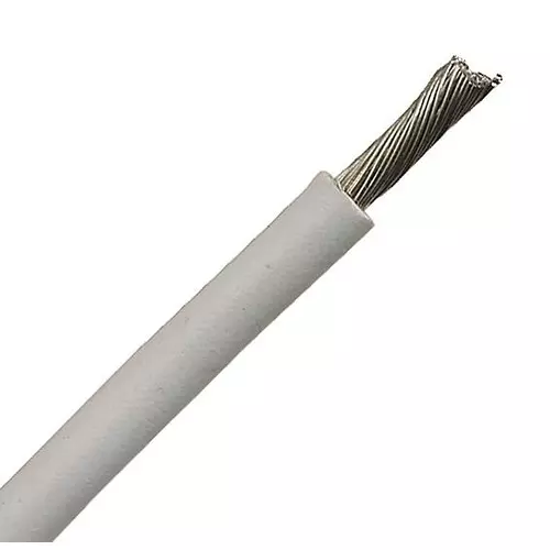 ALPHA WIRE Hook Up Wire WIRE, WHT, 22AWG, 7/30AWG, 30.5M, 3251 WH005
