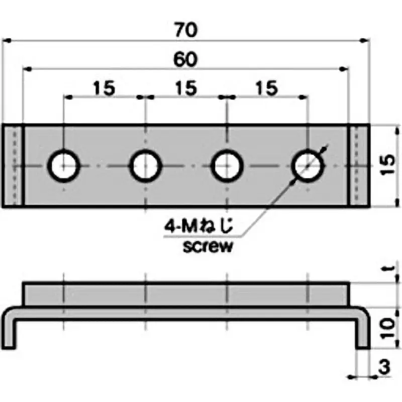TAKIGEN Grounding Terminal Copper Plating 62 g M5, C-209-41