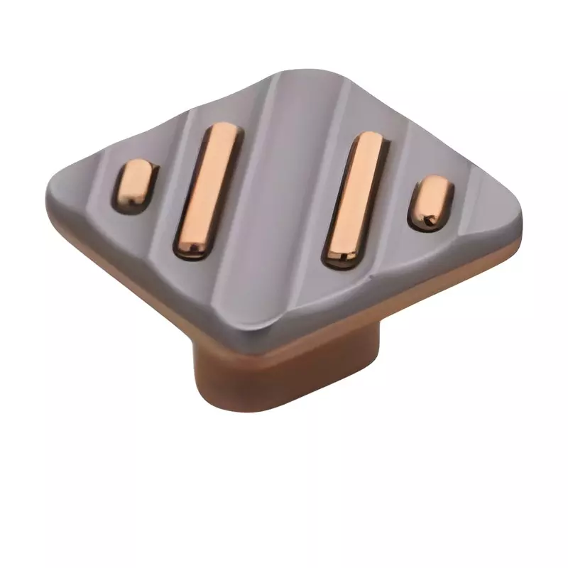 Altitude Drawer Knob Standard Size Metal Body PVD RG/Gray Finish for Home & Office Furniture, A-801