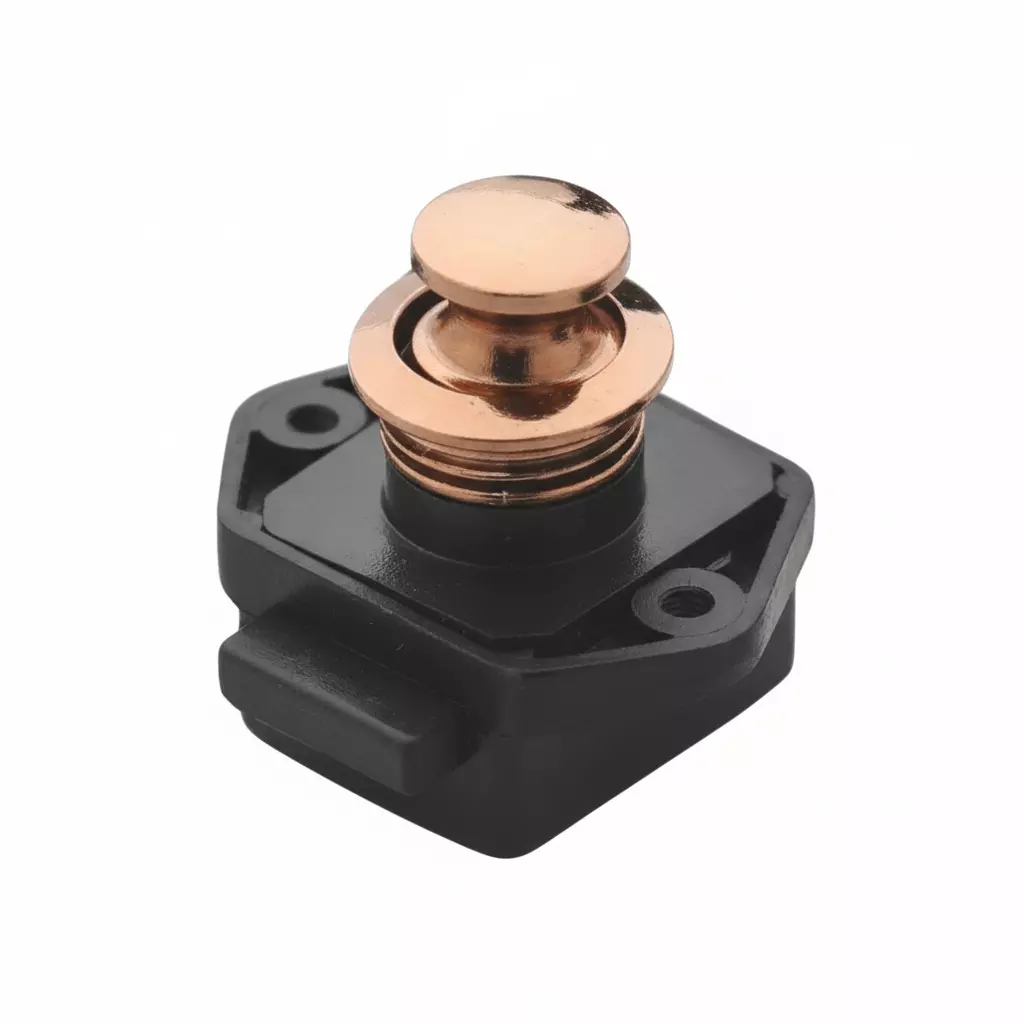 Altitude Drawer Knob Push Series Standard Size Metal Body PVD RG Finish for Home & Office Furniture