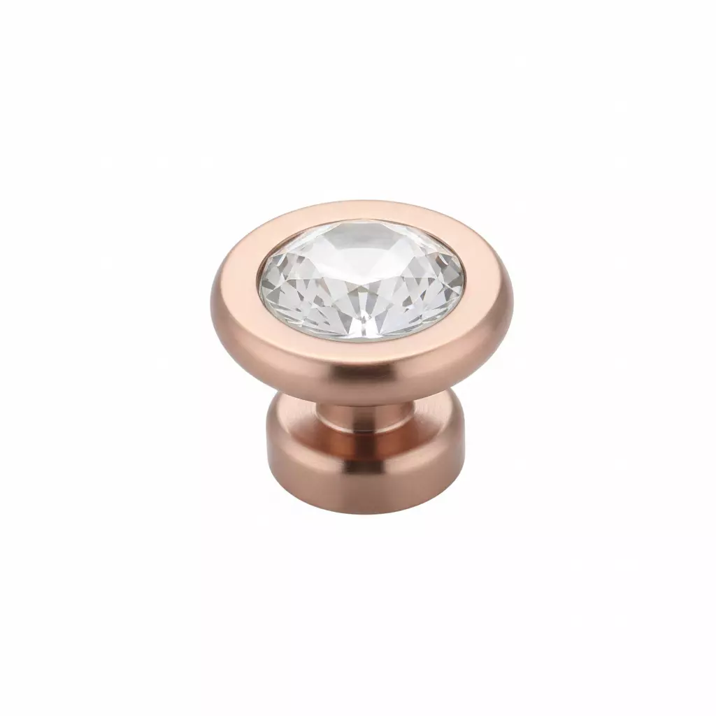 Altitude Drawer Knob Small Size Stainless Steel 304 Body PVD R.Gold Finish for Home & Office Furniture, 219