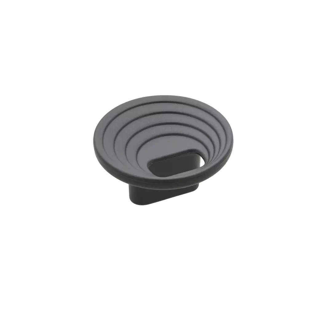 Altitude Drawer Knob Standard Size Metal Body Black Finish for Home & Office Furniture, 1408