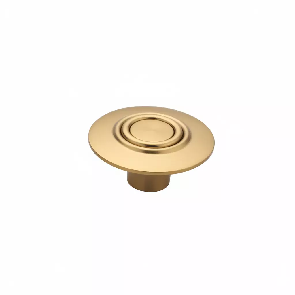 Altitude Drawer Knob Standard Size Metal Body PVD Gold/Matt Finish for Home & Office Furniture, 1428