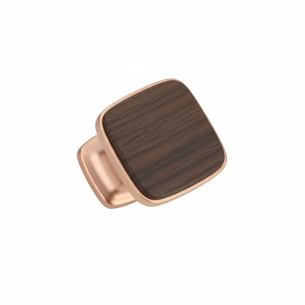 Altitude Drawer Knob Standard Size Metal Body RG/Wenge Finish for Home & Office Furniture, 3257