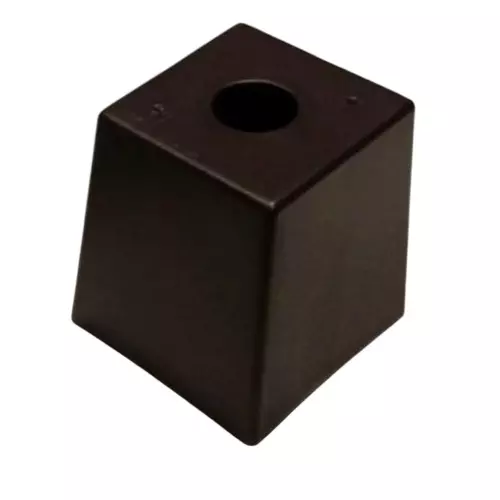 Ebco Sofa Base 333 Brown Finish, Size 70 x 70 x 75 mm, SB333