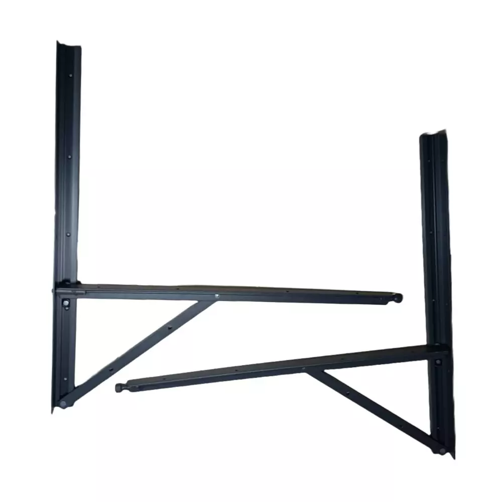 Ebco Folding Utility Table Anthracite Finish, Size 750 mm and 70 Kg Load Capacity, FUT75 (Set of 2)