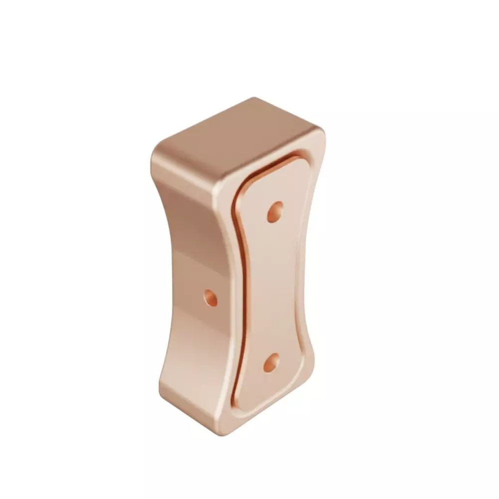 Ebco End Connector Set Special Finish Die Cast Metal Body for Pole Shelving System, PPDS-ECS