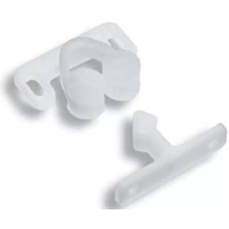 TAKIGEN Roller Catch Polyacetal (POM) White, C-96-1
