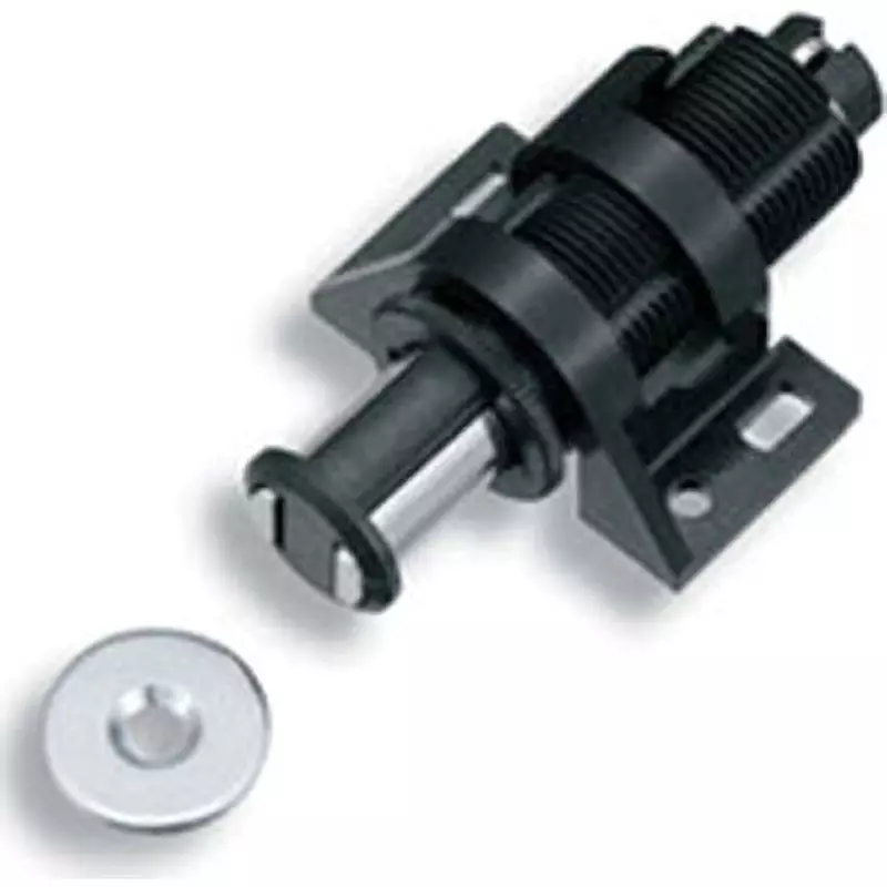TAKIGEN Round One-Touch Open Catch Ferrite & Cold rolled Steel Plate (SPCC), C-107-2