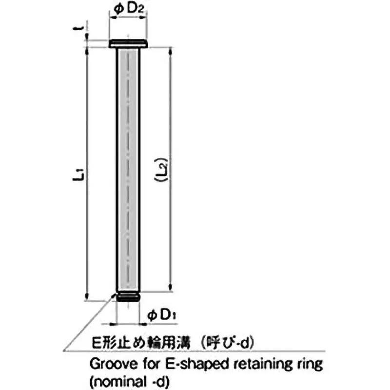 TAKIGEN Stainless Steel Pin (Φ6 X L113), B-1099-6