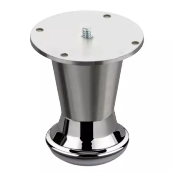 Paras MARSHAL Sofa Leg Stainless Steel 15.24 cm (6 inch) Height S.S.C.P Finish, NO. 252