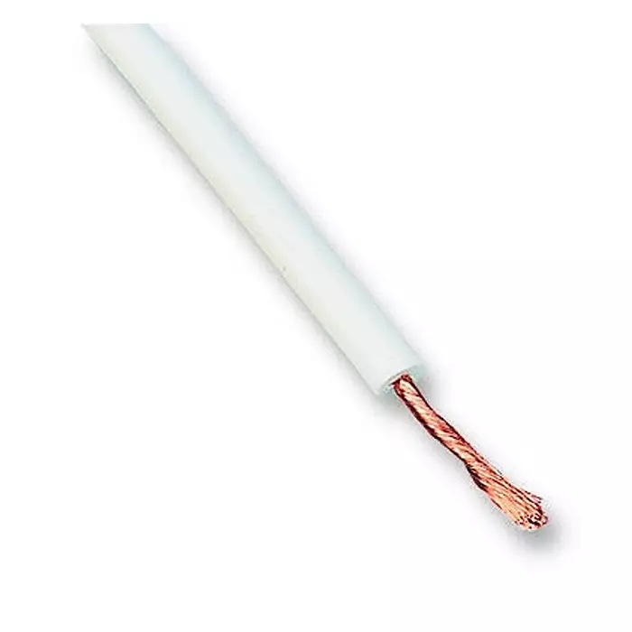 Staubli WIRE, TPE, WHITE, 0.5MM, 25M, 60.7180-29