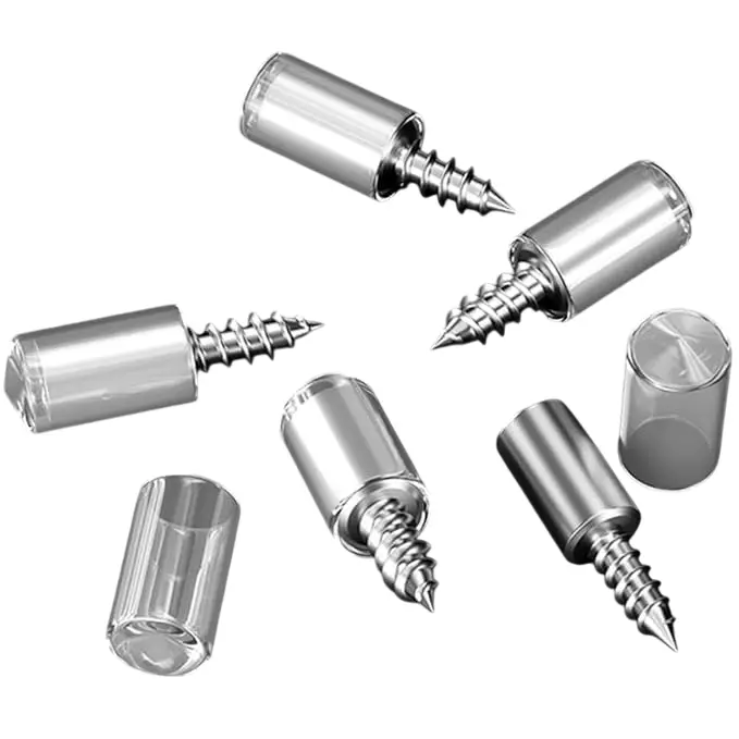 GATI EXPORTS Shelf Support Pegs with Anti-Slip Silicone Sleeves, Metal Cabinet Pins 25.5 mm White and Silver (Pack of 50)