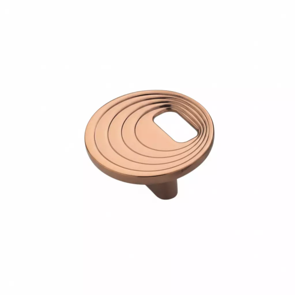 Altitude Drawer Knob Standard Size Metal Body PVD R.Gold Finish for Home & Office Furniture, 1408