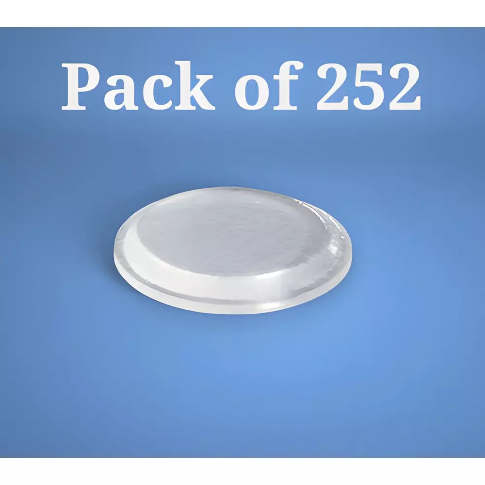 Ebco Bumper Clear Finish, Diameter 12.7 mm and Height 1.8 mm for Furniture, BS2-5 (Pack of 252)