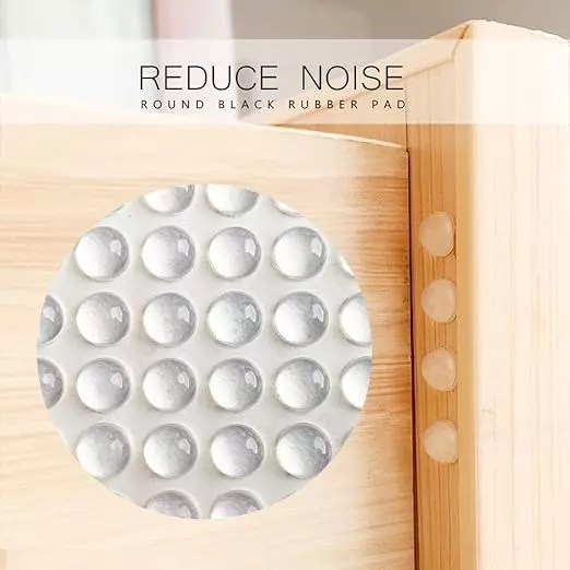 Ebco Bumper Clear Finish, Diameter 19.0 mm and Height 1.9 mm for Furniture, BS2-34 (Pack of 120)