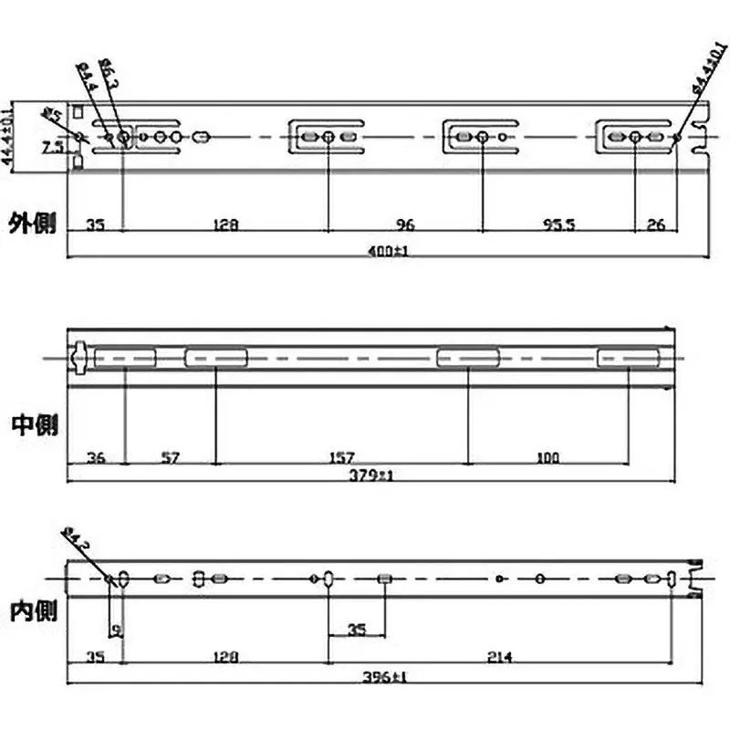monotaro-slide-rail-3-step-drawing-steel-12701-mm-thickness-sr45-400-1-kit