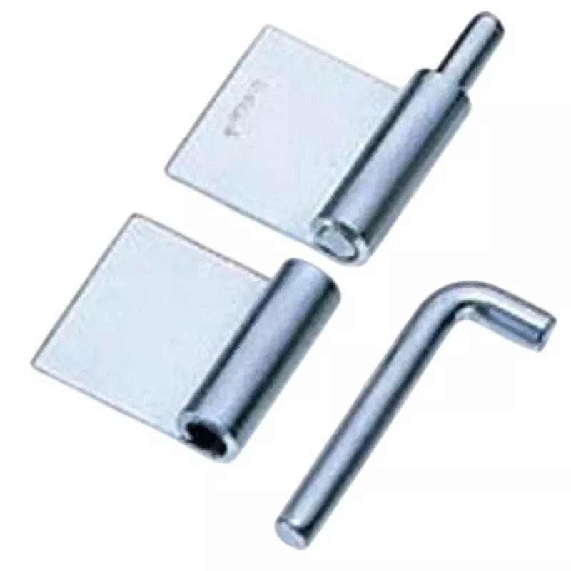 TAKIGEN Top and Bottom Hinges Hot Rolled Steel Plate (SPHC) Left Type, B-303-3-L