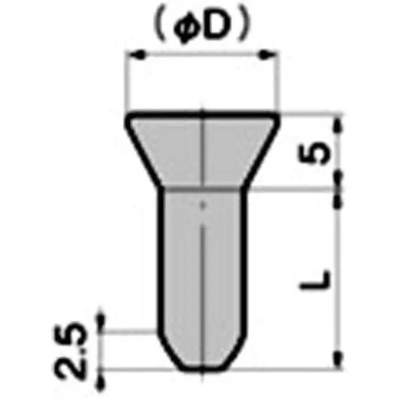 TAKIGEN Masking Rivet Silicone Rubber White, C-30-MR-5