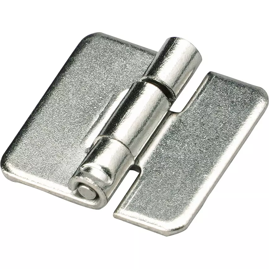 TAKIGEN Ultra Small Flat Hinge (L10 X W10.6 X T0.5) Without Hole Stainless Steel (SUS304), B-1137No Hole