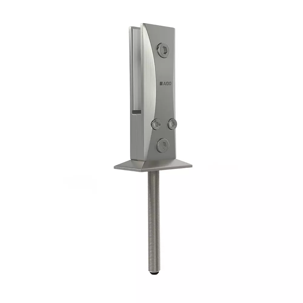 AIDO XL-C 6152 SS Satin Finish Square Spigot Upto 13.52 mm Glass