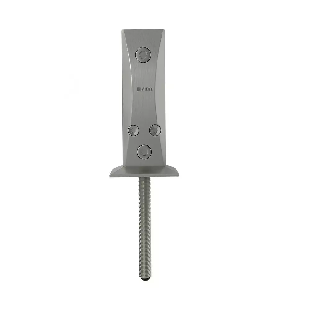 AIDO XL-C 6152 SS Satin Finish Square Spigot Upto 13.52 mm Glass