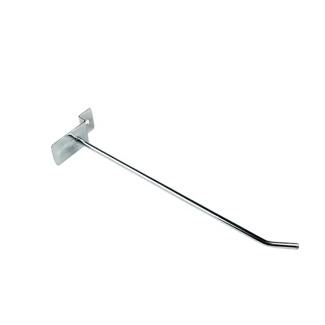 DORIO Stella Display Hook 200 mm Length, 6 mm Thickness Mild Steel Chrome-Plated Finish, DC-98
