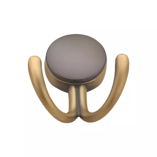 Altitude Cloth Hook Standard Size Metal Body AB/BS Finish for Sliding Doors, Wardrobes, Cabinets, 1425
