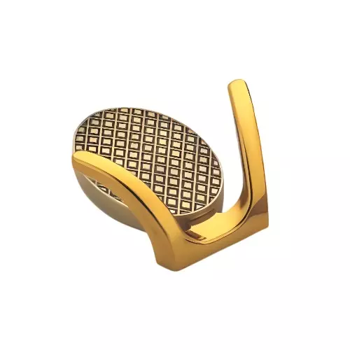 Altitude Cloth Hook Standard Size Metal Body Gold/AB Finish for Sliding Doors, Wardrobes, Cabinets, 929