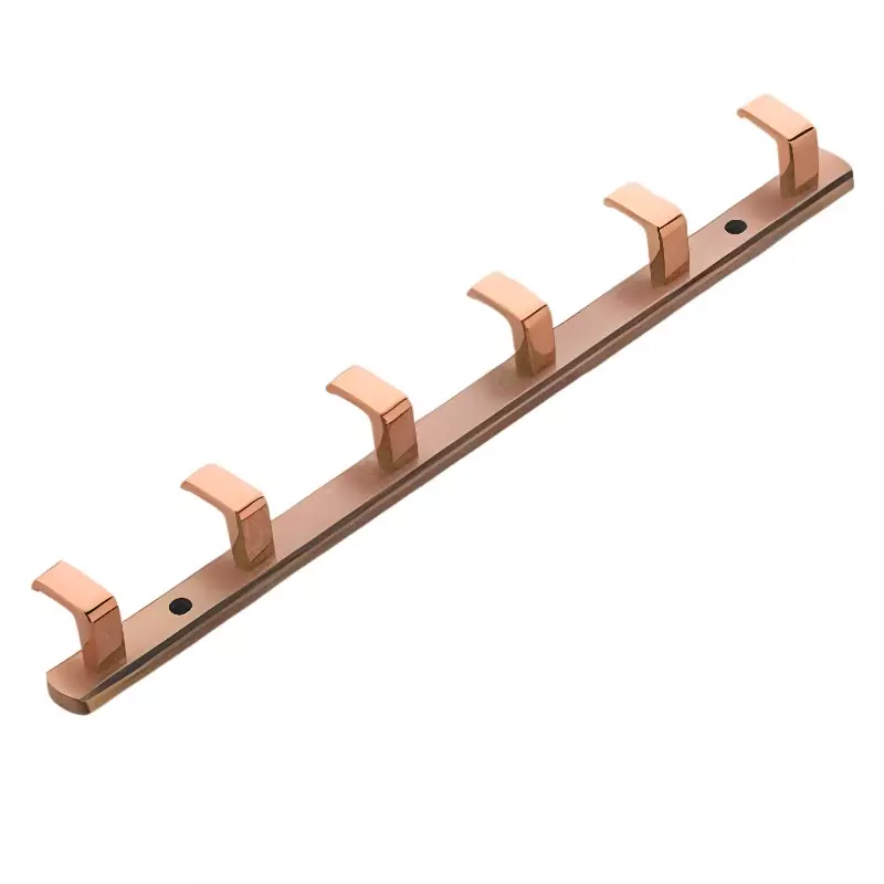 Altitude Cloth Hook 6 Pin Sofy Series Metal Body RG/BS Finish for Bathroom, Kitchen, Bed Room & More
