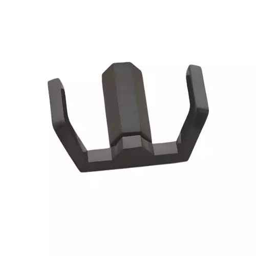 Altitude Cloth Hook Standard Size Metal Body Black Finish for Sliding Doors, Wardrobes, Cabinets, 710