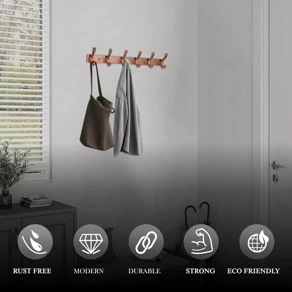 dm-locks-aluminium-wall-hook-rose-gold-sh-6001--6-point