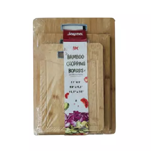 Jayna Chopping Board Bamboo 279x203 mm, 330x241 mm, 393x279 mm BCB 01 (Set of 3 Pcs)