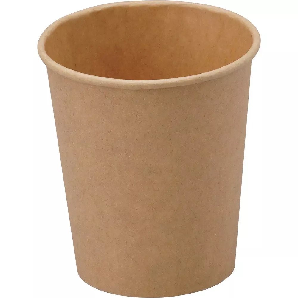 MonotaRO Paper Cups, Unbleached height 78 mm Bottom Diameter 52.0 Mm Capacity 205.0 mL Top Diameter 72.0 mm, 37687660 (Pack of 50 Pcs)