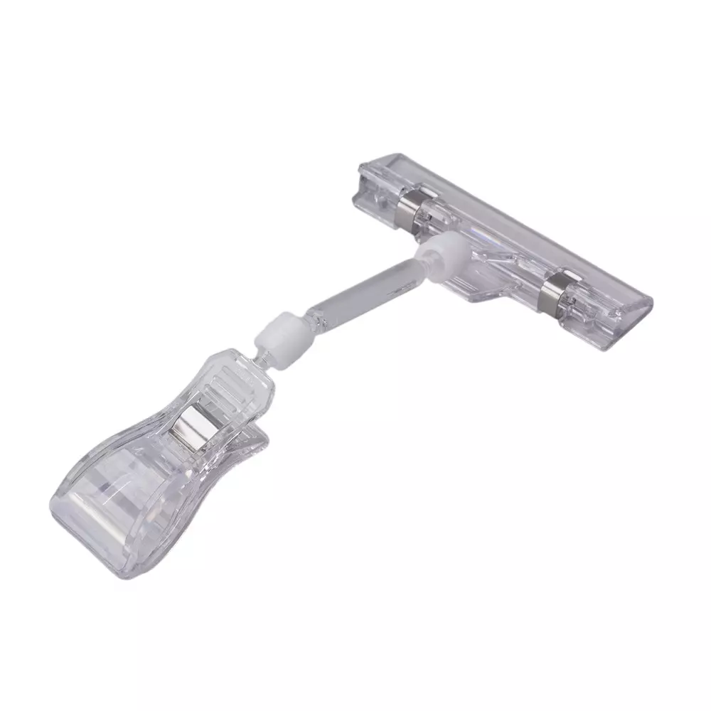 MonotaRO Clip On Sign Holder, Sign Clip 160 m Length, 21237014