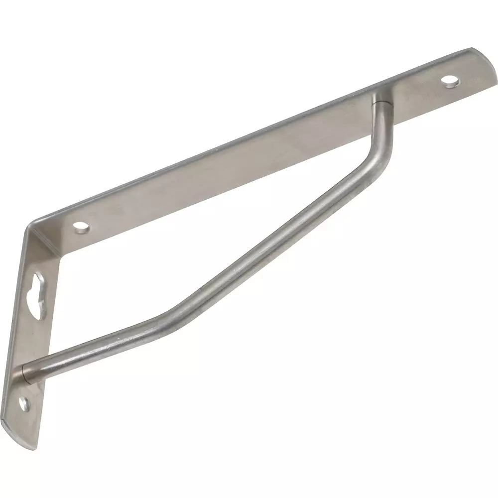 MonotaRO Stainless Steel Shelf Bracket 2 mm Wall Thickness, 120X60