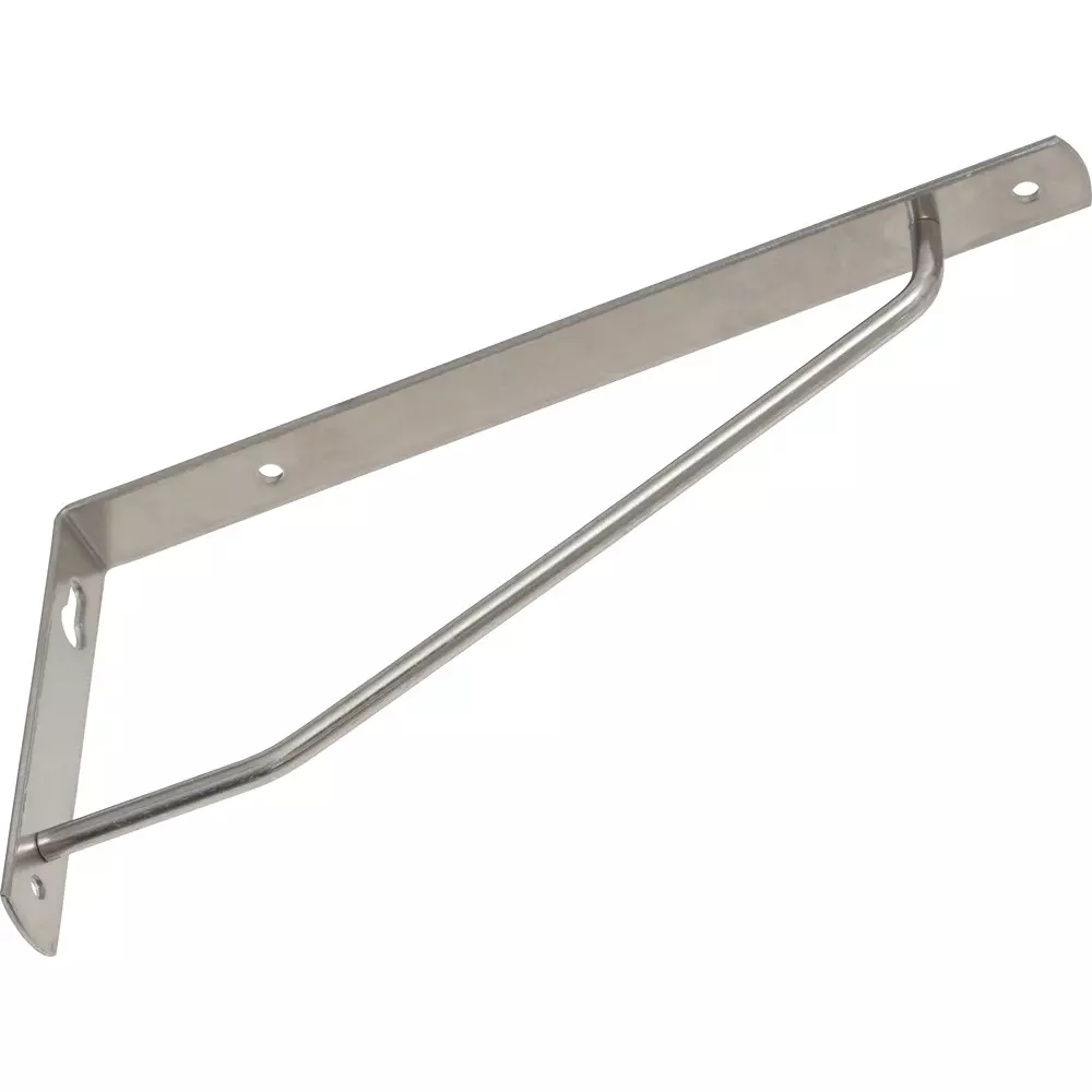 MonotaRO Stainless Steel Shelf Bracket 2 mm Wall Thickness, 180X90