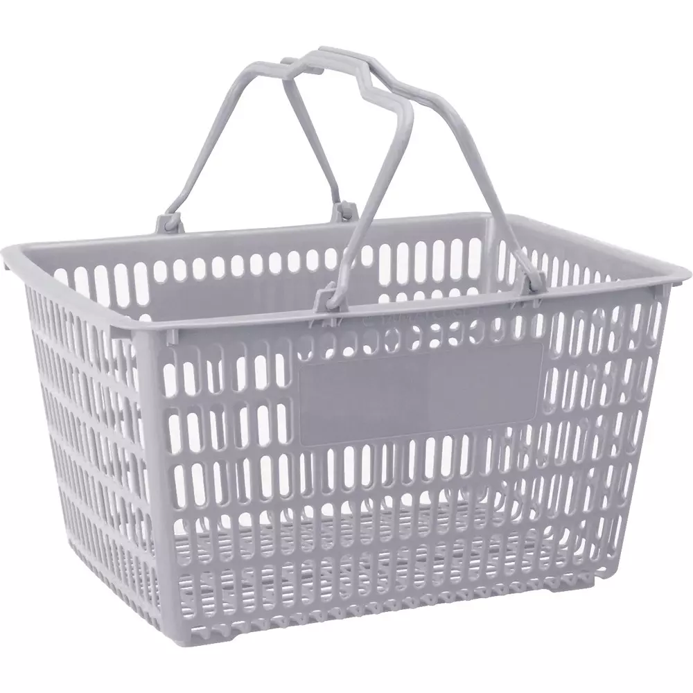 MonotaRO Shopping Basket Light gray 29 L Capacity, KMK33-LG
