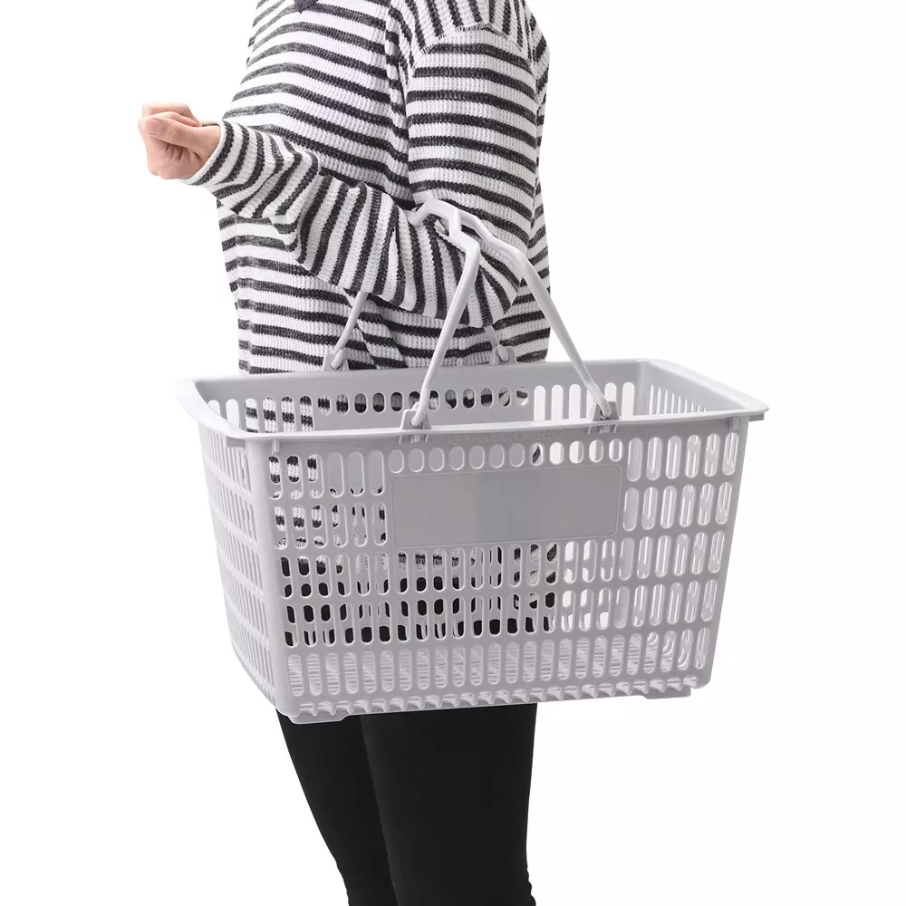 monotaro-shopping-basket-light-gray-29-l-capacity-kmk33-lg