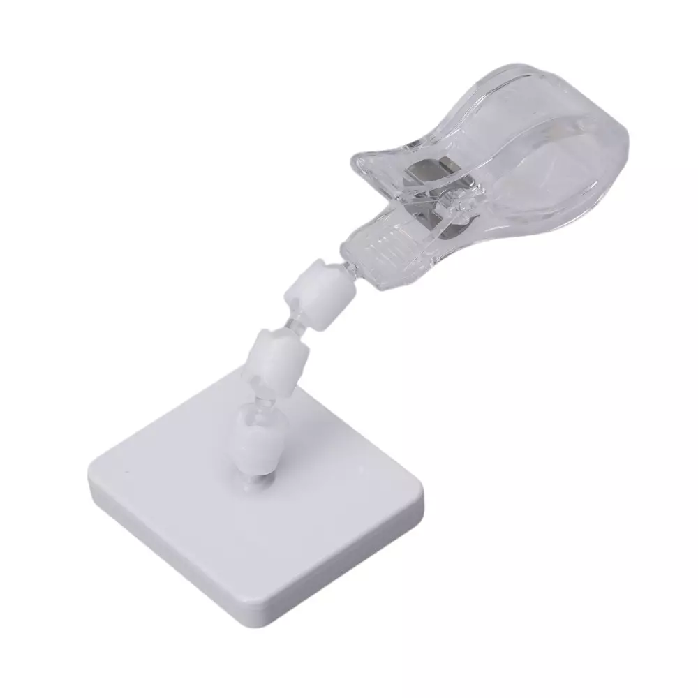 MonotaRO Clip On Sign Holder, Strong Magnetic Sign Clip Medium clip + 3 joints + strong TC-C5KMG-3, 21237084