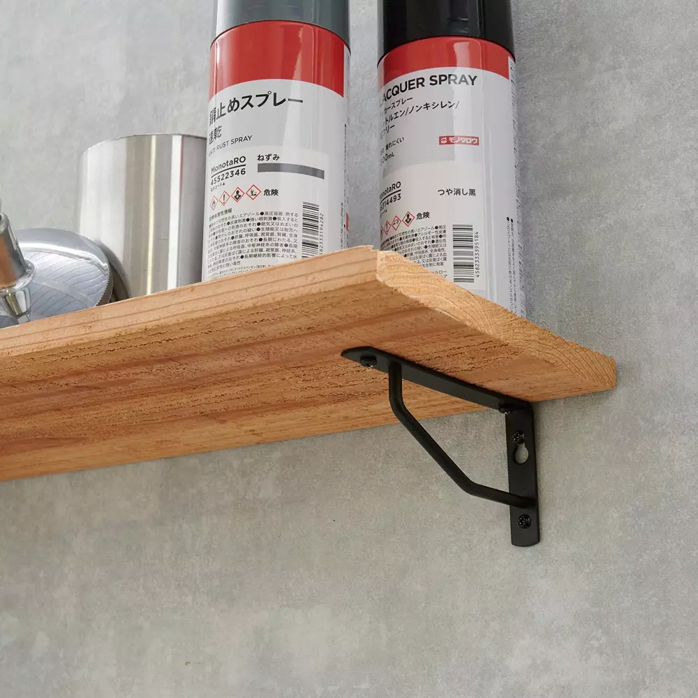 monotaro-shelf-support-bracket-made-of-steel-black-210x105-mm-nominal-size-black-210x105