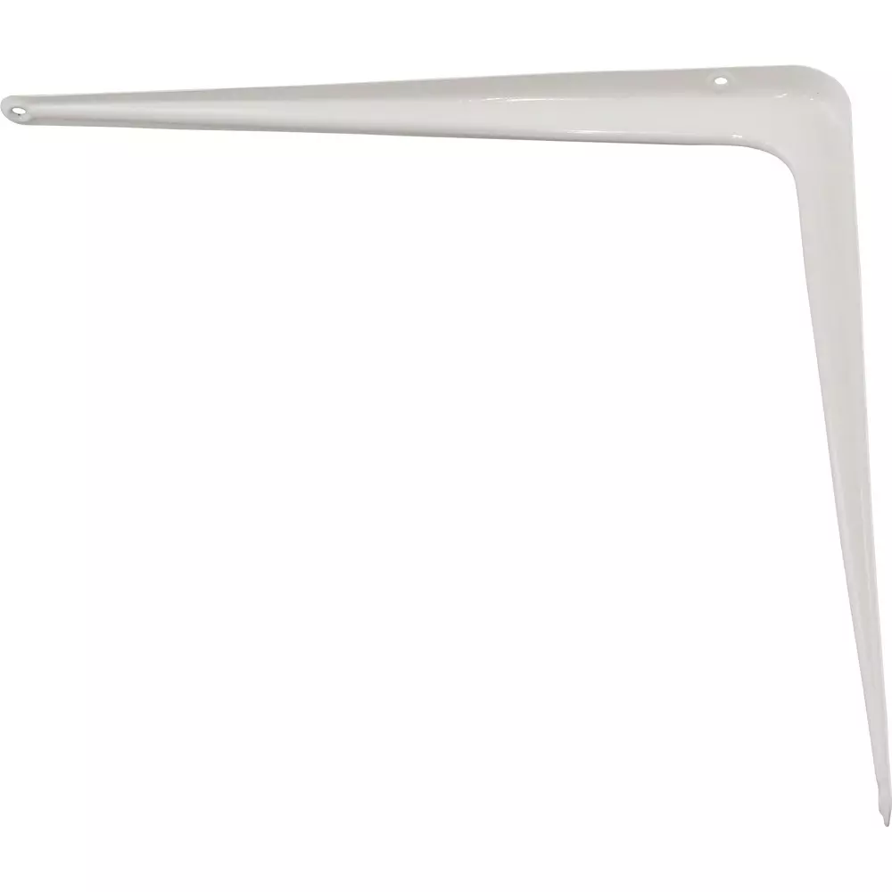 MonotaRO Metal Shelf Bracket Iron / baked paint White 1 mm Wall Thickness, 300x350