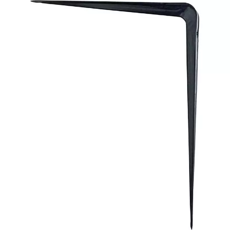 MonotaRO Metal Shelf Bracket Iron / baked paint Black 0.9 mm Wall Thickness, 150x200
