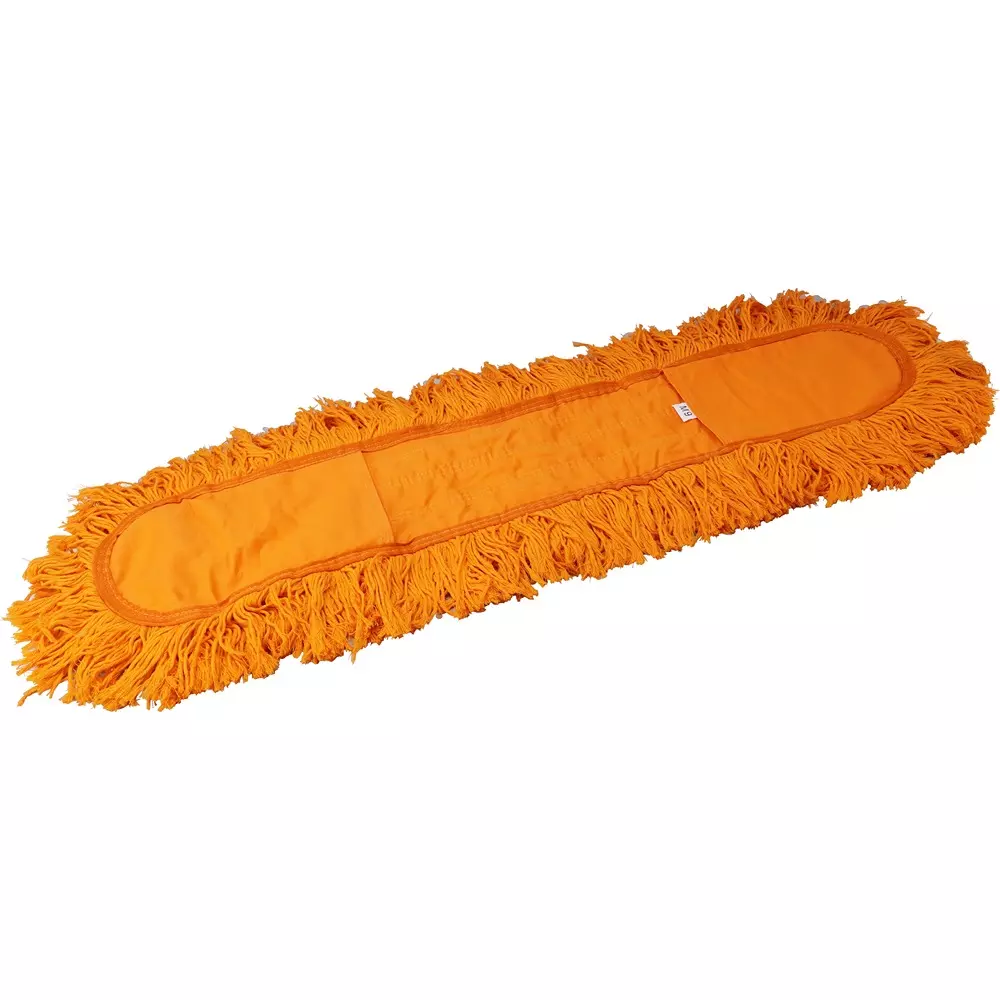 MonotaRO Chemical Mop Spare for Floors and Halls Thread (cotton/sufu blend), cloth (100% cotton) Orange, 43164505