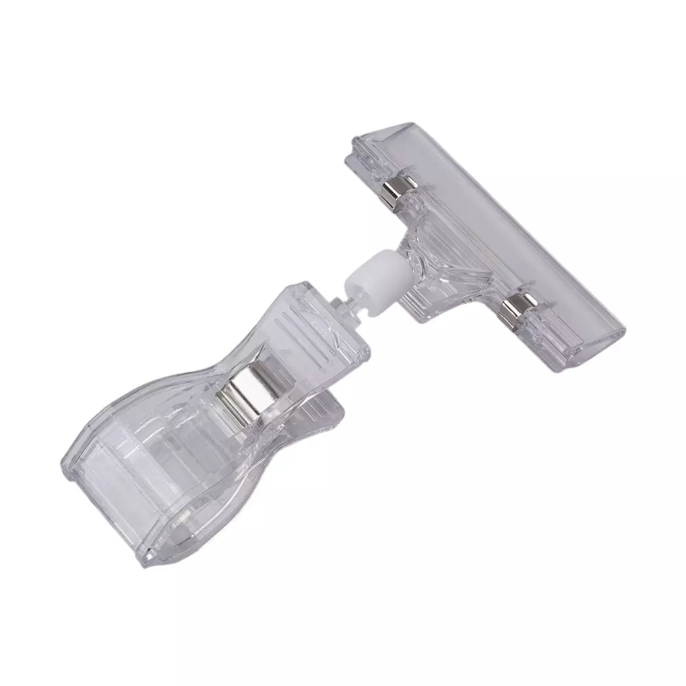 MonotaRO Clip On Sign Holder, Sign Clip 165 m Length, 21237066