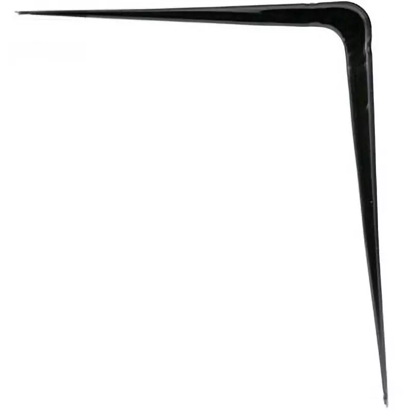 MonotaRO Metal Shelf Bracket Iron / baked paint Black 1 mm Wall Thickness, 300x350