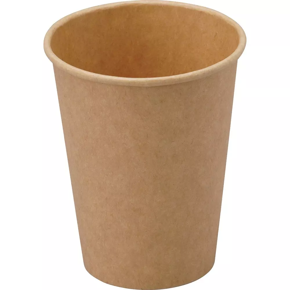 MonotaRO Paper Cups, Unbleached height 94 mm Bottom Diameter 52.0 Mm Capacity 275.0 mL Top Diameter 77.0 mm, 37687669 (Pack of 50 Pcs)