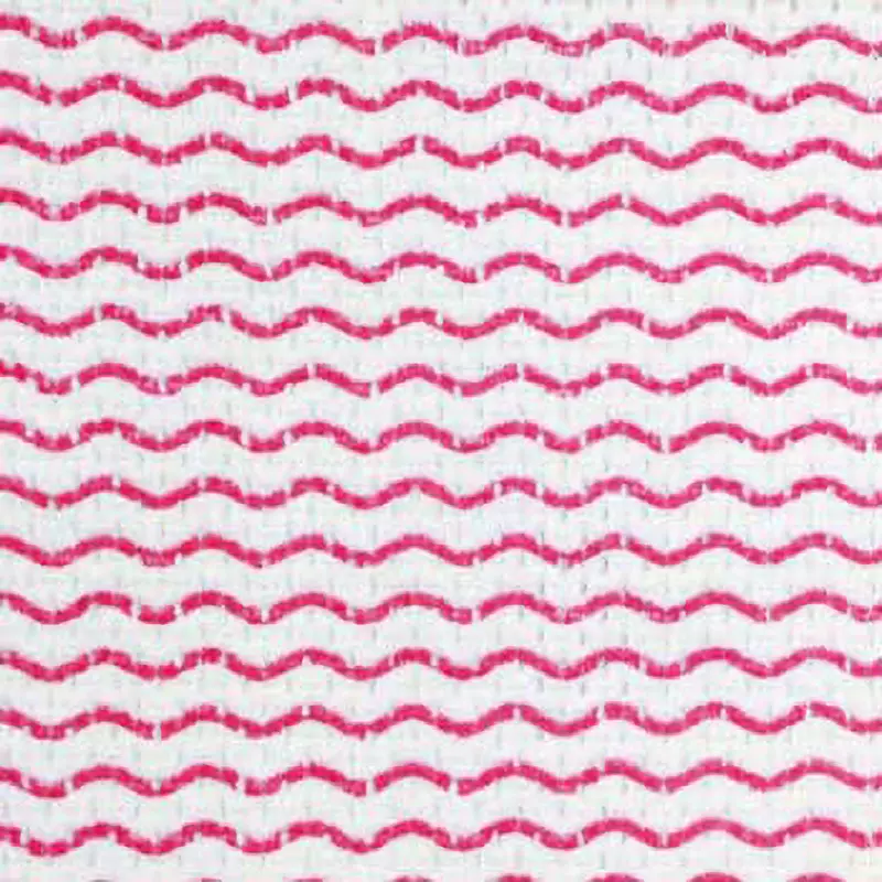 MonotaRO Table Duster Rayon, polyester White + Pink About 0.4 mm Thickness, 18472378 (Pack of 60 Pcs)